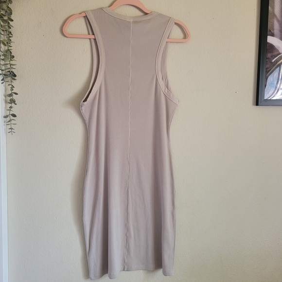 NWT SKIMS Taupe Bodycon Mini Dress Size XL - Picture 11 of 16